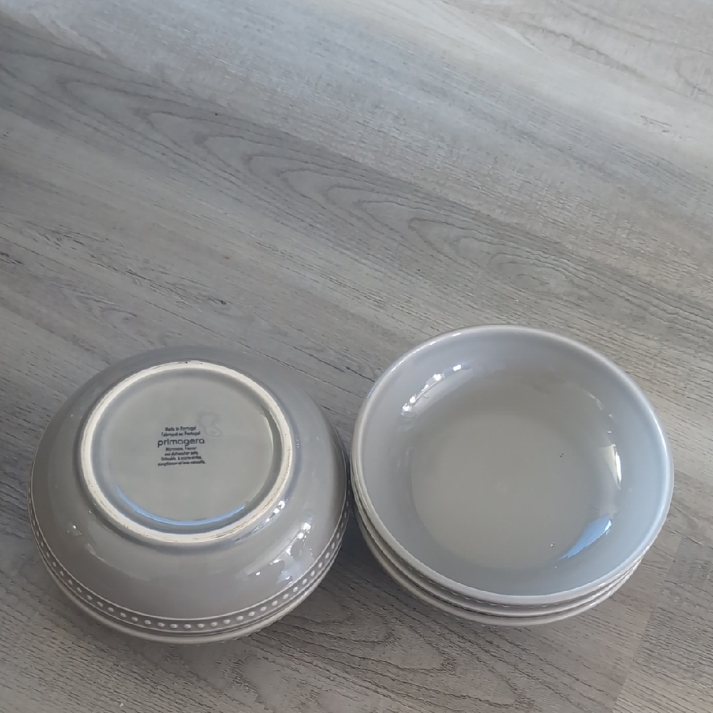Gray Ceramic Bowl Set